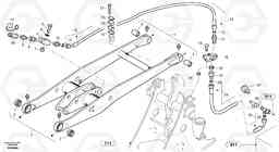 63817 Leakage line - Option L25B TYPE 175, S/N 0500 - TYPE 176, S/N 0001 -, Volvo Construction Equipment