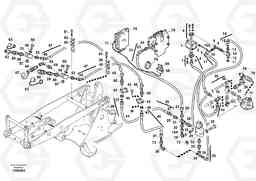 65411 Auxil. pump with lines L25B TYPE 175, S/N 0500 - TYPE 176, S/N 0001 -, Volvo Construction Equipment