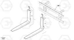 624 Fork tines L20B TYPE 170 SER NO 0500 -, Volvo Construction Equipment