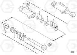 6072 Dozer blade cylinder / variable track EC15 TYPE 261 XT/XTV, Volvo Construction Equipment