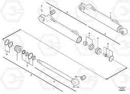 25476 Dipper arm cylinder EC14 TYPE 246, 271, Volvo Construction Equipment