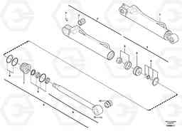 25477 Bucket cylinder EC14 TYPE 246, 271, Volvo Construction Equipment