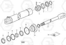 16772 Hydraulic cylinder A25D S/N 13001 -, Volvo Construction Equipment