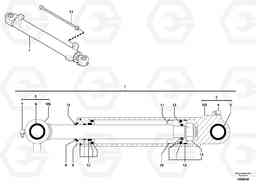 38335 Boom cylinder EC15B TYPE 272 XR, Volvo Construction Equipment