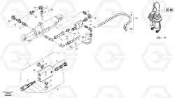 33814 Fly back bracke equipment L40B TYPE 191, 192 SER NO - 1499, Volvo Construction Equipment