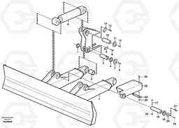 38772 Dozer blade EC160 SER NO 1001-, Volvo Construction Equipment
