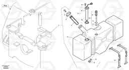 3378 Fuel tank L45B S/N 1941500 - S/N 1951500 -, Volvo Construction Equipment