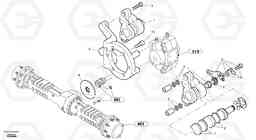2314 Parking brake L40B S/N 1911500 - S/N 1921500 -, Volvo Construction Equipment