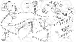 4168 Steering-hydraulic equipment - rear vehicle L45B S/N 1941500 - S/N 1951500 -, Volvo Construction Equipment