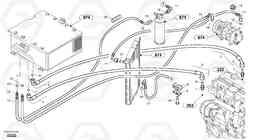 29821 Pipes - Air-conditioning system L45B S/N 1941500 - S/N 1951500 -, Volvo Construction Equipment