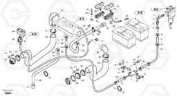 53214 Heater - Assembly, D1 L45B S/N 1941500 - S/N 1951500 -, Volvo Construction Equipment