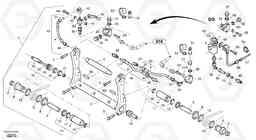 20673 Attachment mounting plate - Quick change, hydraulic - TPZ L45B S/N 1941500 - S/N 1951500 -, Volvo Construction Equipment