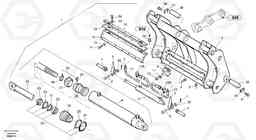 3834 Attachment mounting plate - Quick change, hydraulic - TPV L45B S/N 1941500 - S/N 1951500 -, Volvo Construction Equipment