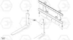 3907 Fork lift attachment support L45B S/N 1941500 - S/N 1951500 -, Volvo Construction Equipment