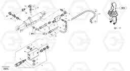 2553 Fly back bracke equipment L40B S/N 1911500 - S/N 1921500 -, Volvo Construction Equipment