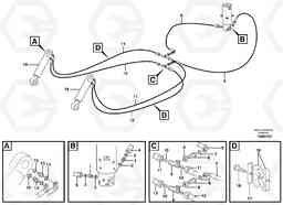 8839 Hydraulic system for dozer blade, undercarriage EC160 SER NO 1001-, Volvo Construction Equipment