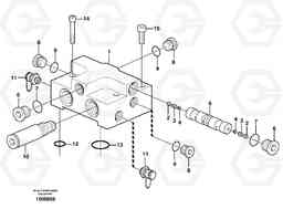 41343 Slew motor, switch valve EW160B, Volvo Construction Equipment