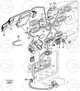 34506 Electrical distribut.unit and cable harness L70D, Volvo Construction Equipment