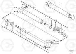 18684 Intermediate boom cylinder EW70VV TYPE 262, Volvo Construction Equipment