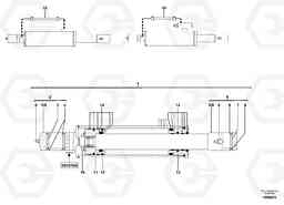 18783 Dipper arm cylinder EW70VV TYPE 262, Volvo Construction Equipment