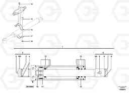 36042 Dozer blade cylinder / stabiliser cylinder EW50VV TYPE 256, Volvo Construction Equipment