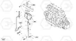 13103 Exhaust turbo - super charger L45B S/N 1941500 - S/N 1951500 -, Volvo Construction Equipment