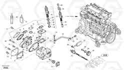 47167 Speed adjustment - Fuel injection pump L40B S/N 1911500 - S/N 1921500 -, Volvo Construction Equipment