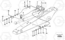 91160 Grab equipment, with shutoff cocks, handling dipper EW160 SER NO 1001-1912, Volvo Construction Equipment
