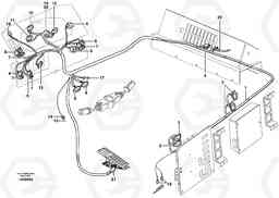 37100 Cable harnesses, instrument panel L60E, Volvo Construction Equipment