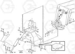 62927 Rotator with fitting parts L180E HIGH-LIFT S/N 5004 - 7398, Volvo Construction Equipment