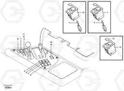 60785 Switch panel A25D S/N 13001 -, Volvo Construction Equipment