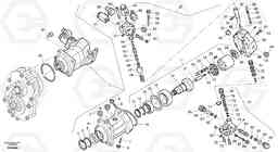 98581 Variable displacement motor L35B S/N186/187/188/1893000 - 6000, Volvo Construction Equipment