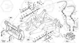 19735 Lines to attachment mounting plate - TPV L35B S/N186/187/188/1893000 - 6000, Volvo Construction Equipment