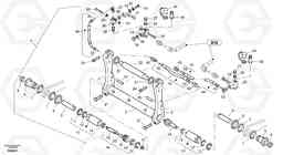 43477 Attachment mounting plate - Quick change, hydraulic - TPZ L35B S/N186/187/188/1893000 - 6000, Volvo Construction Equipment