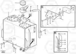 86133 Hydraulic oil tank, with fitting parts L60E, Volvo Construction Equipment