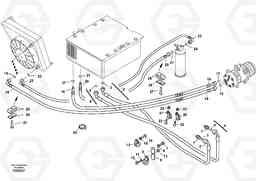 57393 Pipes - Air-conditioning system L35B S/N186/187/188/1893000 - 6000, Volvo Construction Equipment