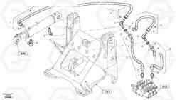 4139 Hydraulic lines - tilt hydraulic L35B S/N186/187/188/1893000 - 6000, Volvo Construction Equipment