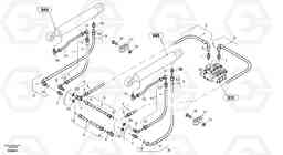 82268 Hydraulic lines - lift hydraulic L35B S/N186/187/188/1893000 - 6000, Volvo Construction Equipment