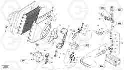 33439 Radiateur - Installation L35B S/N186/187/188/1893000 - 6000, Volvo Construction Equipment