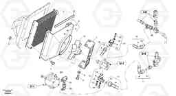 33440 Radiateur - Installation L35B S/N186/187/188/1893000 - 6000, Volvo Construction Equipment