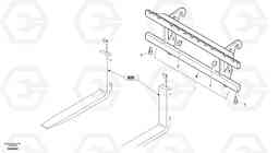 26622 Fork lift attachment support L30B TYPE 182, 183, 185 SER NO 3000 -, Volvo Construction Equipment