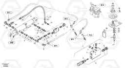 1757 Fly back bracke equipment L35B S/N186/187/188/1893000 - 6000, Volvo Construction Equipment