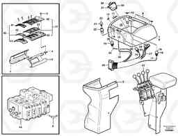 60137 Cover for servo valves L90E, Volvo Construction Equipment