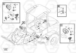 13939 Cable tree, front L30B TYPE 182, 183, 185 SER NO 3000 -, Volvo Construction Equipment