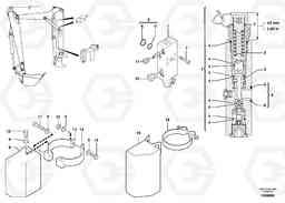 10438 Safety valve (boom cylinder / intermediate boom cylinder) EW70VV TYPE 262, Volvo Construction Equipment