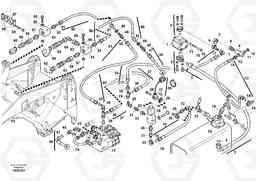 57322 Auxil. pump with lines L30B TYPE 182, 183, 185 SER NO 3000 -, Volvo Construction Equipment