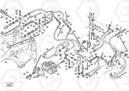 57323 Auxil. pomp with lines L30B TYPE 182, 183, 185 SER NO 3000 -, Volvo Construction Equipment