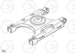 3502 Undercarriage frame EC240B SER NO INT 12641- EU & NA 80001-, Volvo Construction Equipment