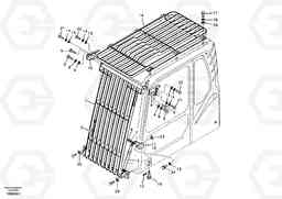 35962 Falling object guards EC240B, Volvo Construction Equipment