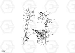62242 Remote control valve pedal with fitting parts EC240B, Volvo Construction Equipment